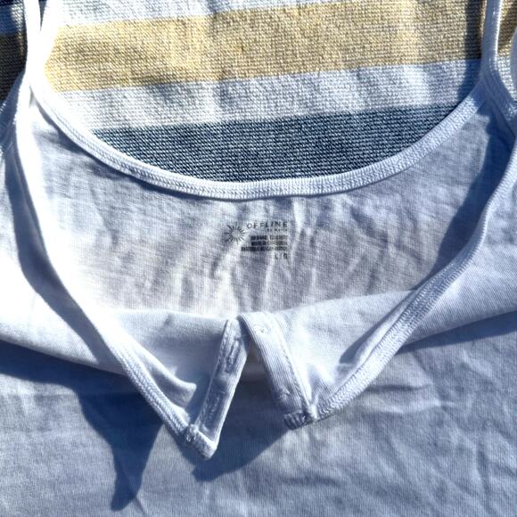 NWT, OFFLINE by Aerie White Crop Tank Top, Sz L - Picture 5 of 6
